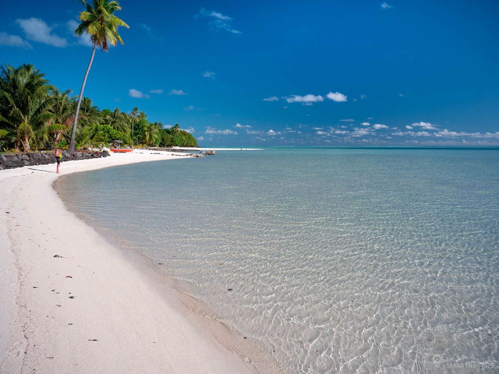 Tereia Beach in Maupiti.