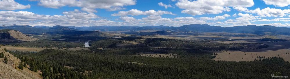 Panorama depuis le sommet de Signal Mountain